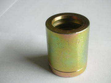 Montaggi idraulici d'acciaio del puntale del tubo flessibile 1SN, puntale idraulico del tubo con zinco placcato
