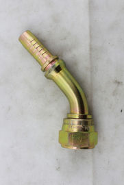 Placcatura gialla dello zinco del maschio di Parker JIC/dei montaggi 26741 idraulici femminili del tubo del gomito
