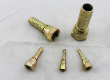 Montaggi di tubo flessibile idraulici del filo metrico di BSP JIC NPT, accessori per tubi ad alta pressione diritti