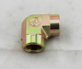 connettori industriali idraulici del tubo flessibile del gomito del acciaio al carbonio 7B9 dalla macchina di CNC